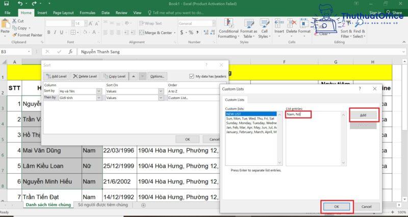 Cách SORT trong Excel từ cơ bản đến nâng cao 18 cách SORT trong Excel