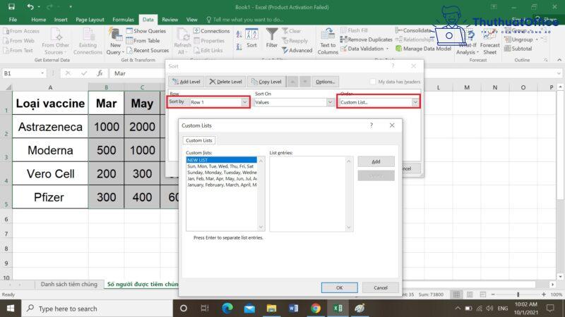 Cách SORT trong Excel từ cơ bản đến nâng cao 10 cách SORT trong Excel