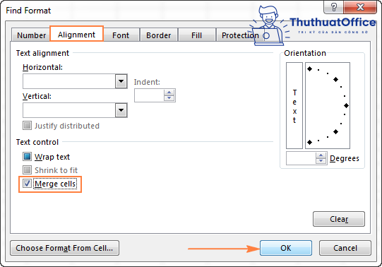 Gộp ô trong Excel