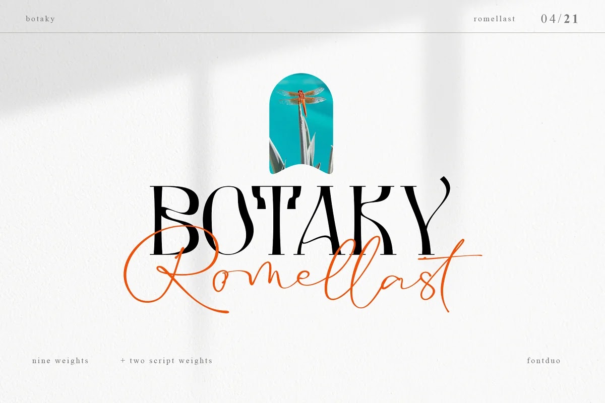 botaky-romllast BOTAKY Romellast Font Free Download