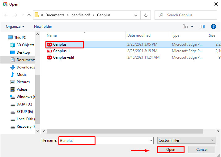5 Cách cắt file PDF đơn giản, nhanh chóng có thể bạn chưa biết! 13 Tải file PDF từ máy tính