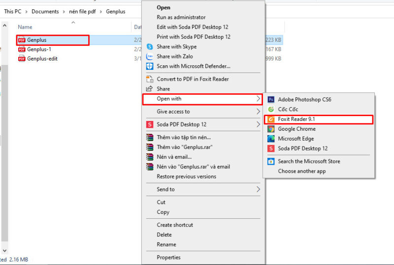 5 Cách cắt file PDF đơn giản, nhanh chóng có thể bạn chưa biết! 3 Mở file PDF bằng Foxit Reader