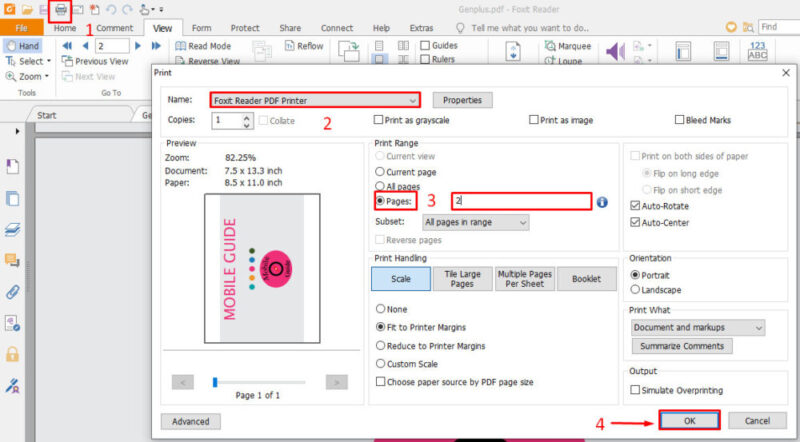 5 Cách cắt file PDF đơn giản, nhanh chóng có thể bạn chưa biết! 8 Cắt từng trang PDF bằng Foxit Reader
