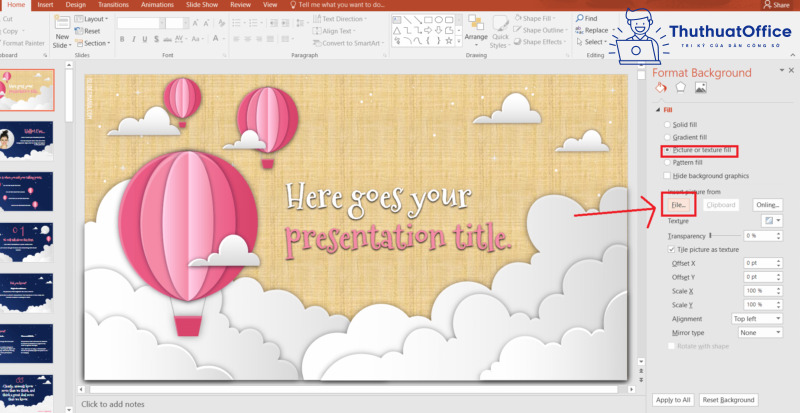 Chỉnh sửa background graphic trong PowerPoint làm sao cho đẹp? 5 chỉnh sửa background graphic trong PowerPoint
