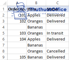 Gộp ô trong Excel