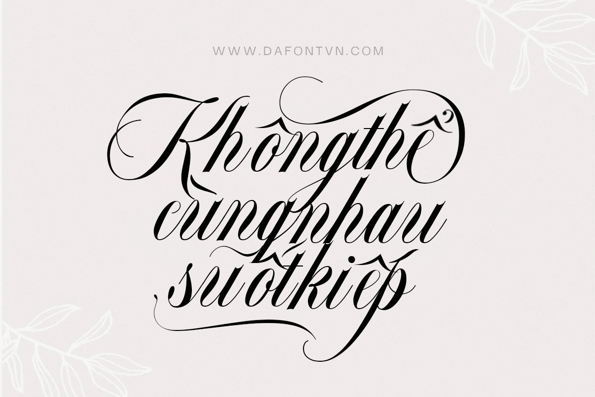 font-2-36 Bordemile font viết tay việt hóa cực đẹp