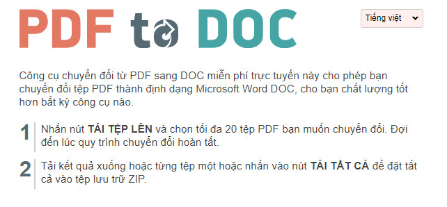 PDF to DOC
