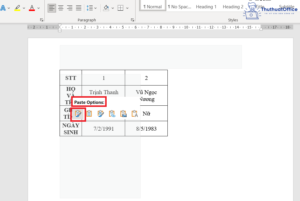 Khám phá 3+ tips xoay bảng trong Word nhanh chóng 16 xoay bảng trong Word
