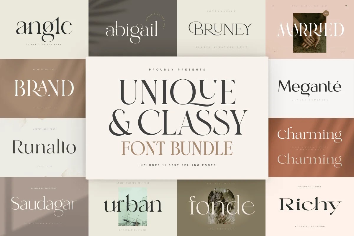 unique-and-classy-modern-font-bundles-0-1-1 Font chữ sưu tầm đẹp