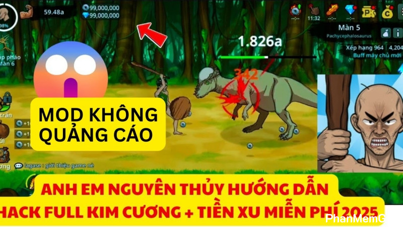 Anh Em Nguyên Thủy MOD APK