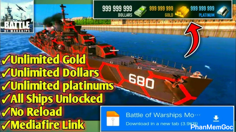 battle of warships mod apk