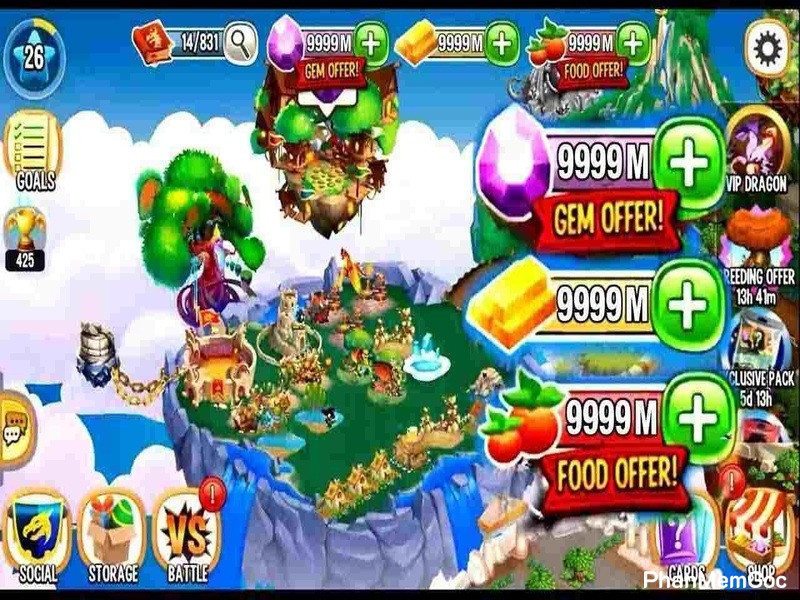 Các Tính Năng MOD Của Phiên Bản Dragon City Mới Nhất