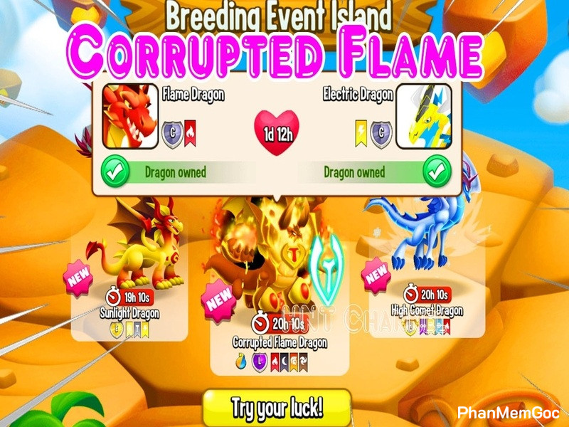 Kết Hợp Những Chú Rồng Để Tạo Ra Loại Quý Hiếm