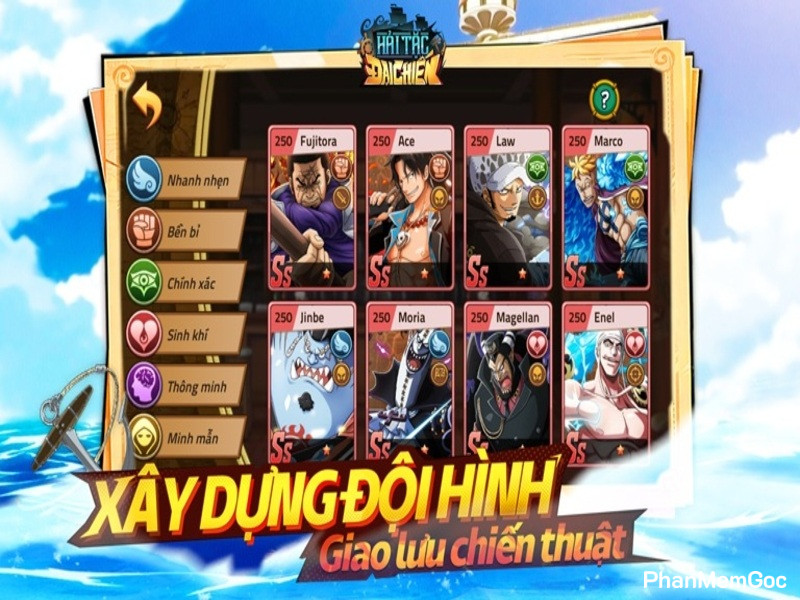 Hệ Thống Nhân Vật Đa Dạng: Xây Dựng Đội Hình Huyền Thoại