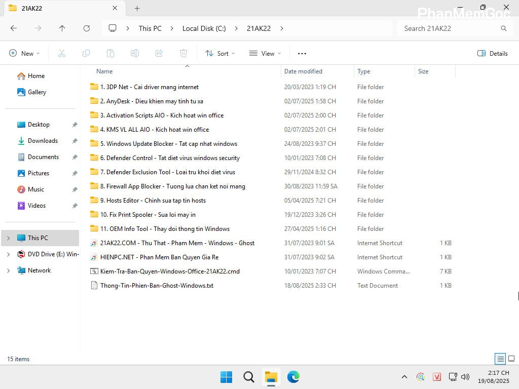 Tải Ghost Win 11 LTSC 24H2 Full Soft v25.1 Tốt Nhất 2025