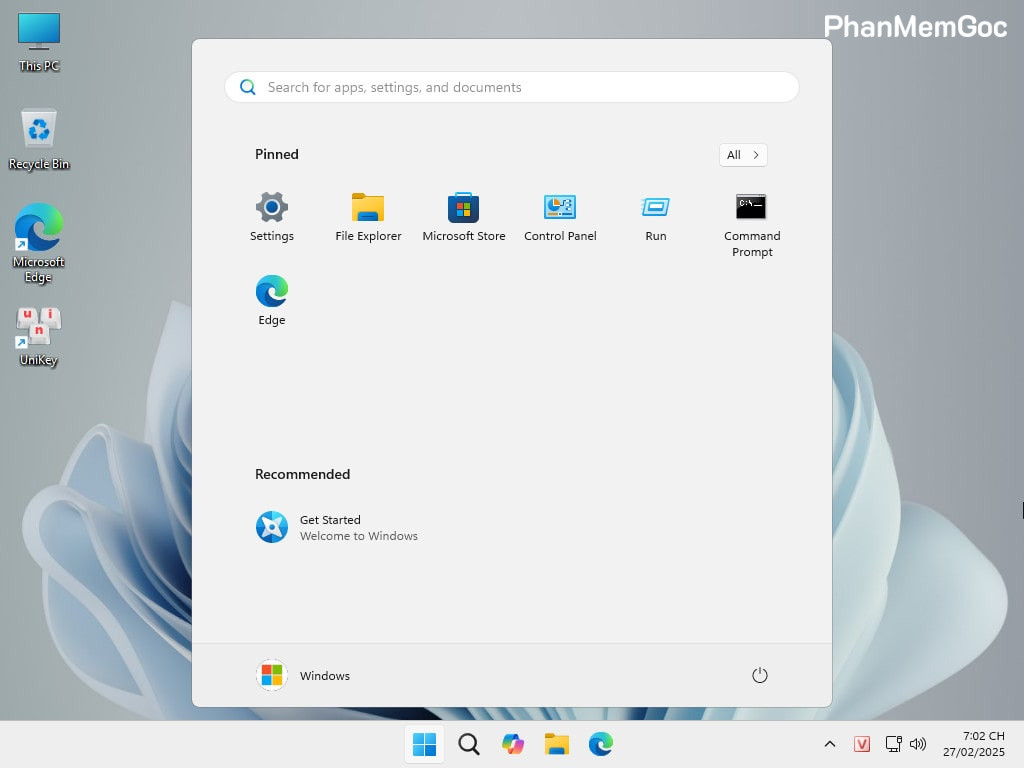 Tải Ghost Win 11 Pro for Work 24H2 No Soft v25.1 Mượt 2025