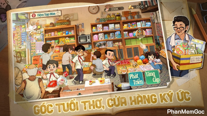 tiệm tạp hóa thời gian hack