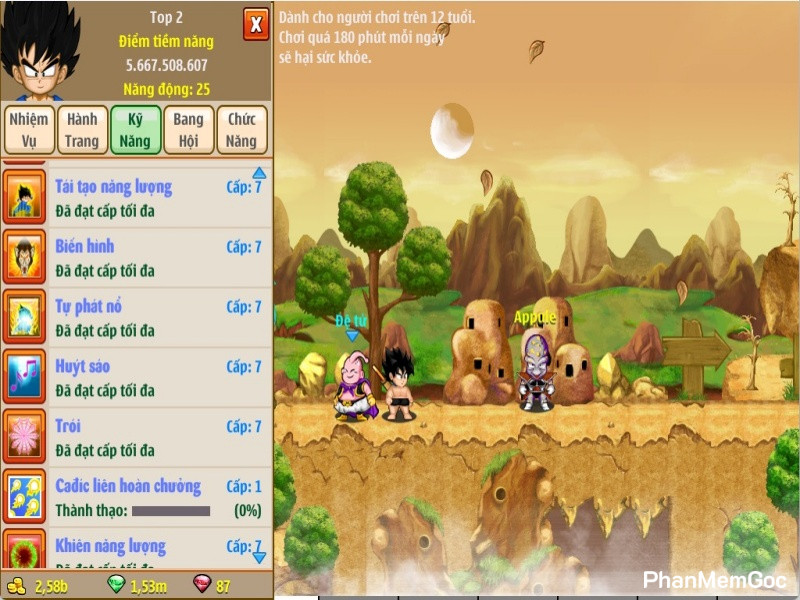 Ngọc Rồng Online Hack
