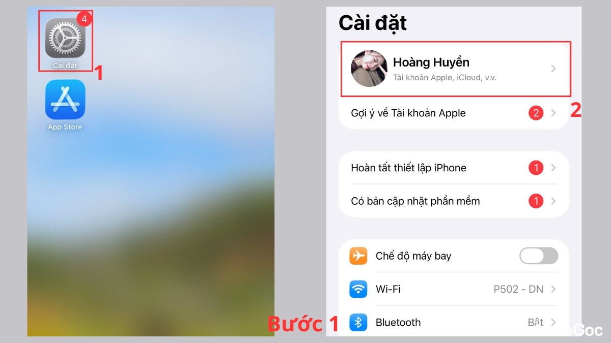 Tải ứng dụng App Store không cần mật khẩu iPhone - bước 1