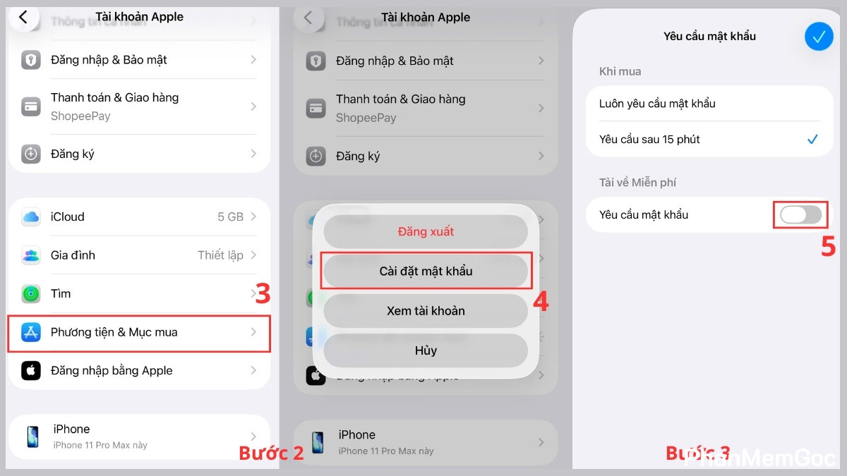 Tải ứng dụng App Store không cần mật khẩu iPhone - bước 2