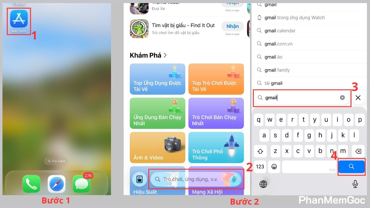 Cách tải ứng dụng trên App Store nhanh chóng - bước 1