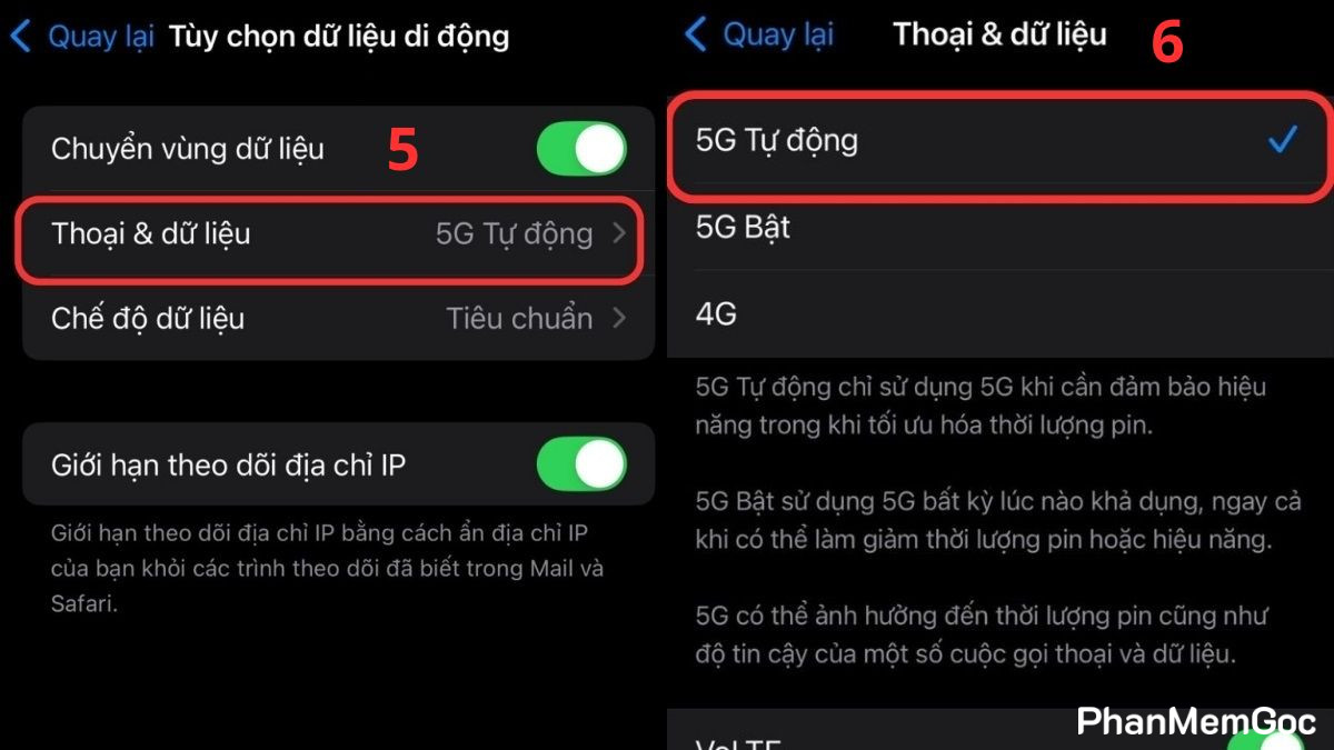 cach-bat-5g-tren-iphone-14-pro-max-3 Cách bật 5G trên iPhone 14 Pro Max bước 3