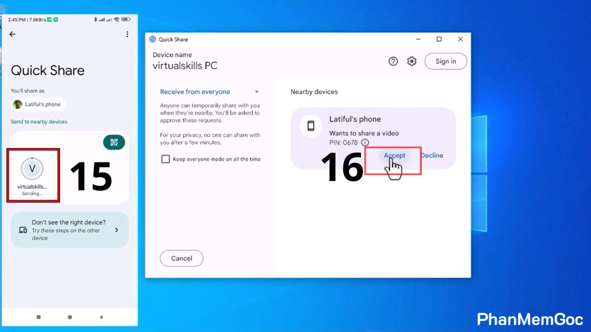 chia-se-lan-can-la-gi-19 Nhấn Accept trên máy tính để hoàn tất cách chia sẻ lân cận từ Android.