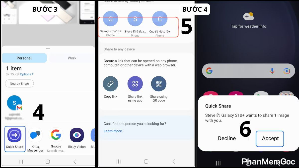 chia-se-lan-can-la-gi-6 Quy trình quét thiết bị và nhận file bằng cách chia sẻ lân cận Android.