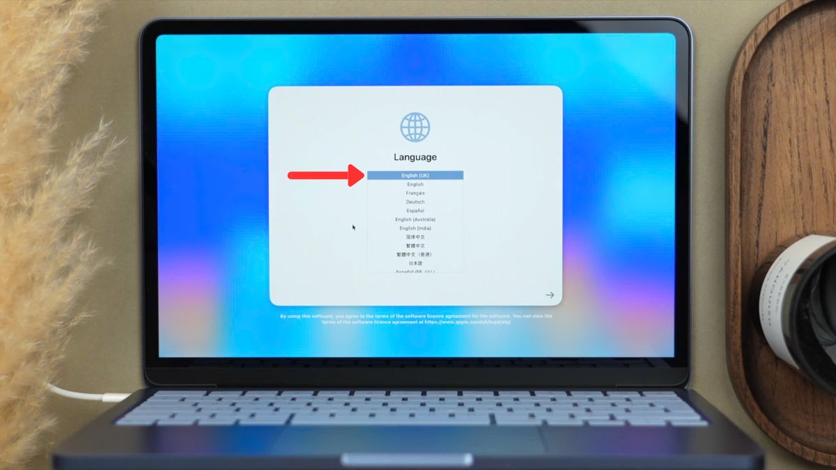huong-dan-thiet-lap-macbook-neo-3 Chọn ngôn ngữ