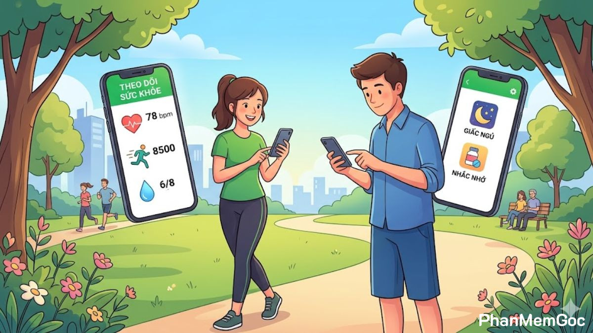 Theo dõi sức khỏe bản thân là lợi ích của điện thoại thông minh