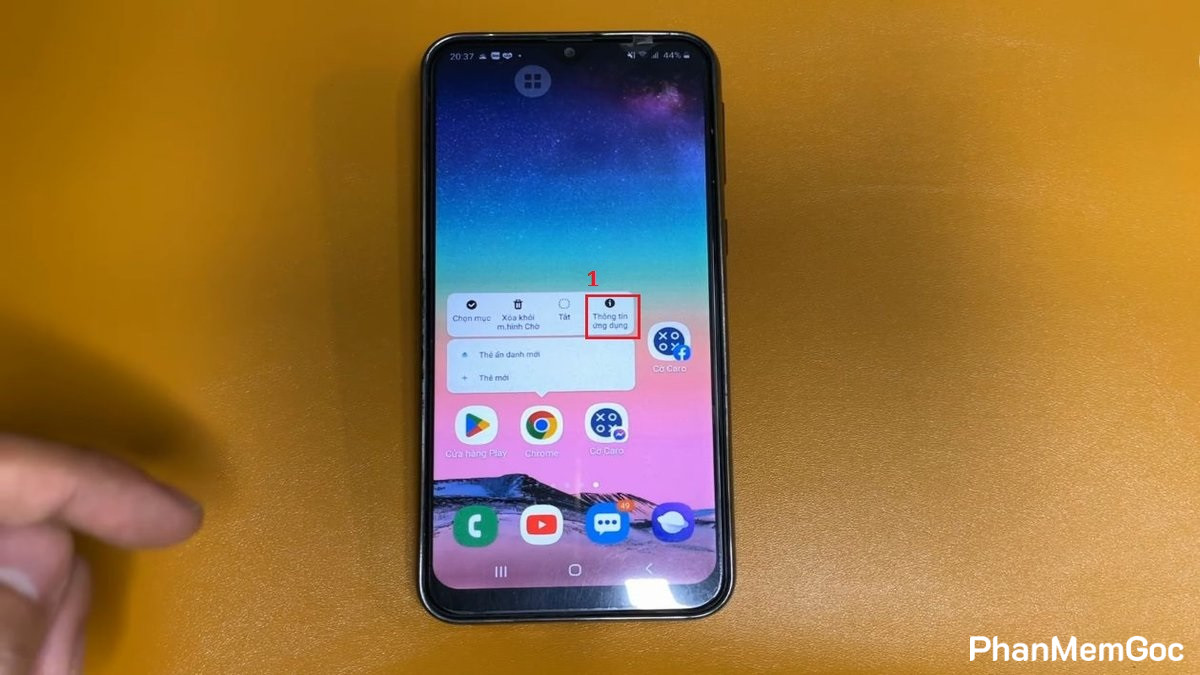 Cách tắt ứng dụng chạy ngầm trên Samsung bằng cách trực tiếp- bước 1