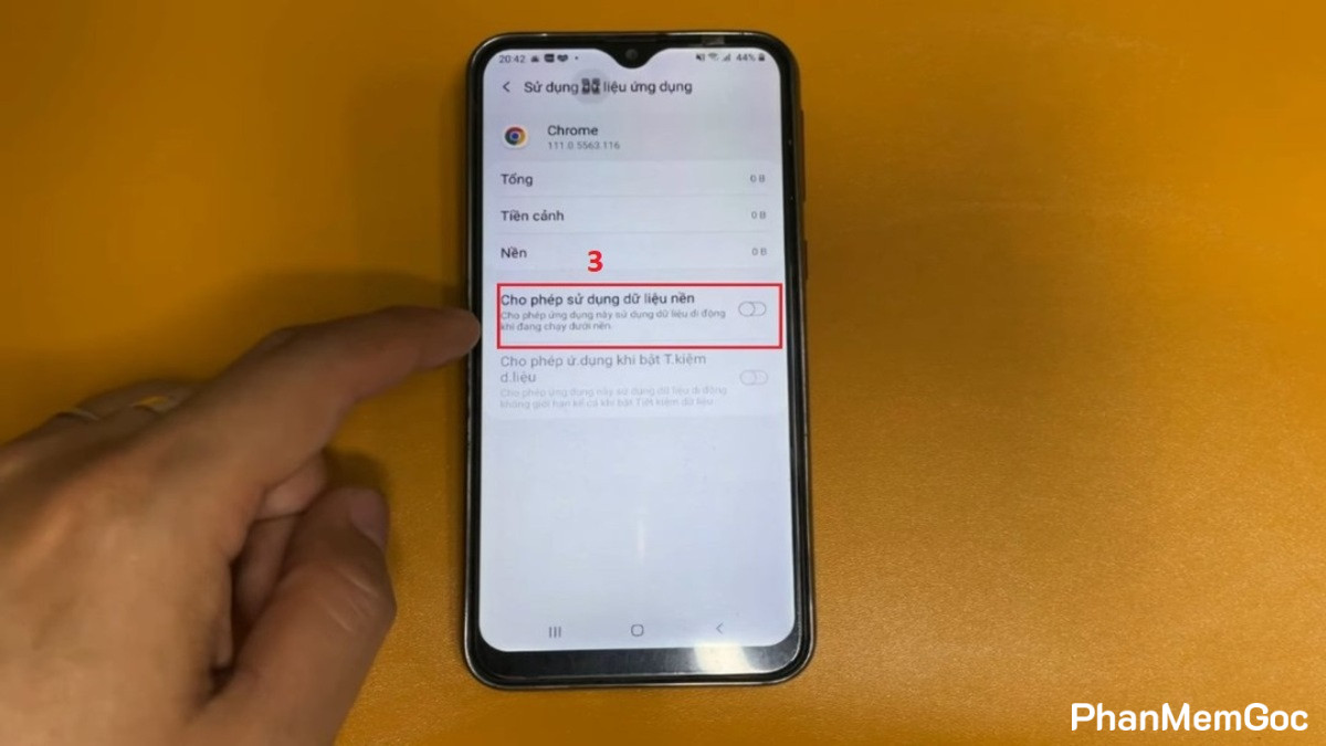 Cách tắt ứng dụng chạy ngầm trên Samsung bằng cách trực tiếp- bước 3