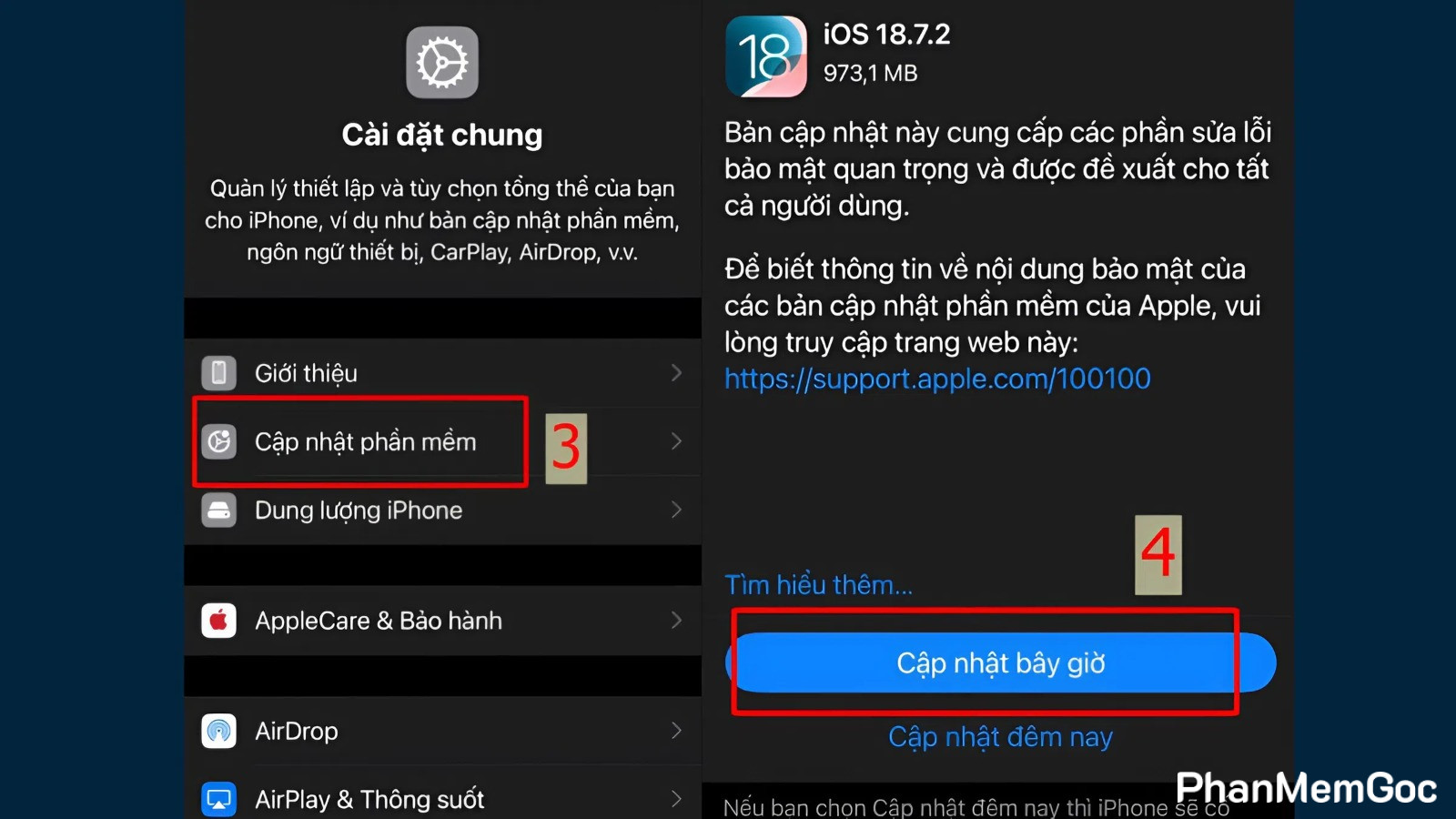 zalo-bi-loi-tu-thoat-tren-dien-thoai-10 Sửa Zalo bị lỗi tự thoát - Cập nhật hệ điều hành trên iPhone bước 2