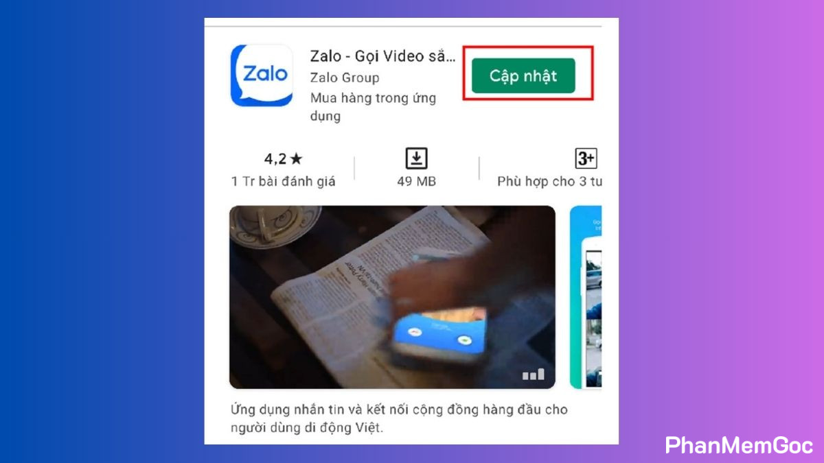 zalo-bi-loi-tu-thoat-tren-dien-thoai-2 Sửa lỗi Zalo bị lỗi tự thoát - Cập nhật ứng dụng